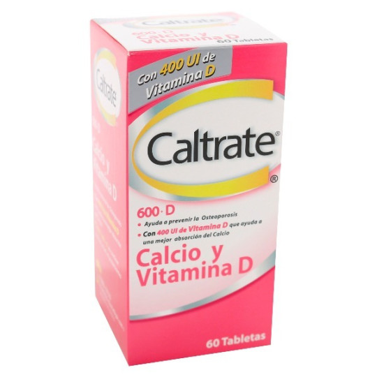 CALTRATE D 60 TABLETAS