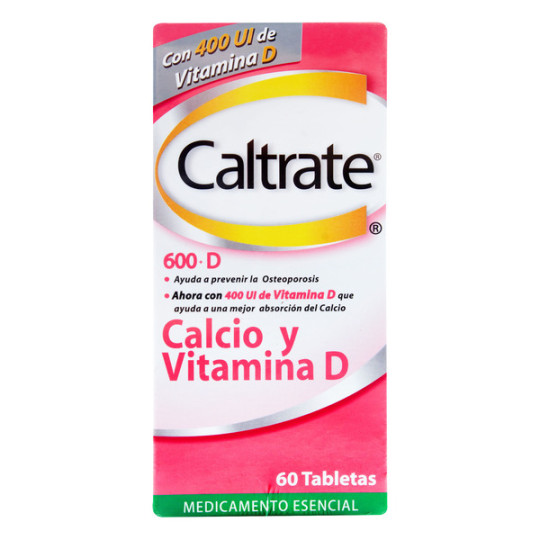 CALTRATE D 60 TABLETAS