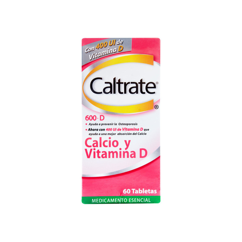 CALTRATE D 60 TABLETAS