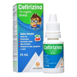 CETIRIZINA GOTAS ORALES 15 ML MEMPHIS