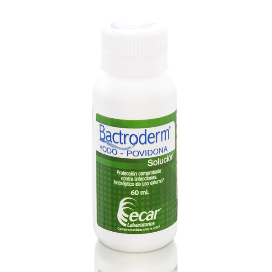 YODOPOVIDONA BACTRODERM SOLUCION 60 ML