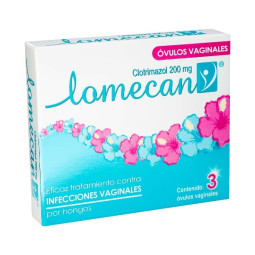 LOMECAN V 200 MG 3 OVULOS