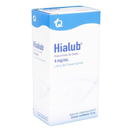 HIALUB SOLUCION OFTALMICA 4MG/ML 10 ML MK