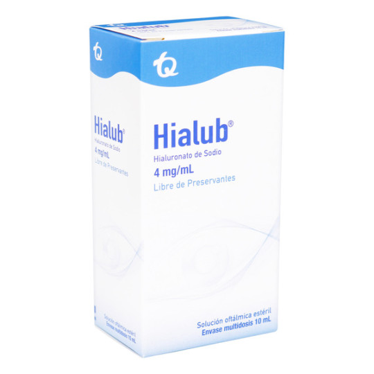 HIALUB SOLUCION OFTALMICA 4MG/ML 10 ML MK