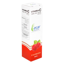 VITAMINA C GOTAS SABOR FRAMBUESA 30 ML ECAR