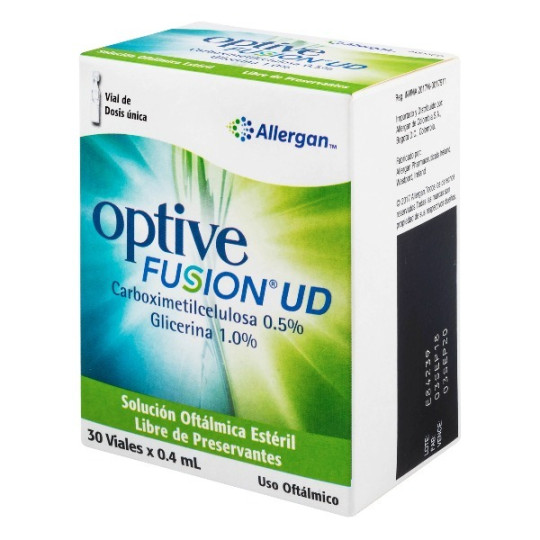 OPTIVE FUSION UD SOLUCION OFTALMICA 0.4 ML 30 VIALES