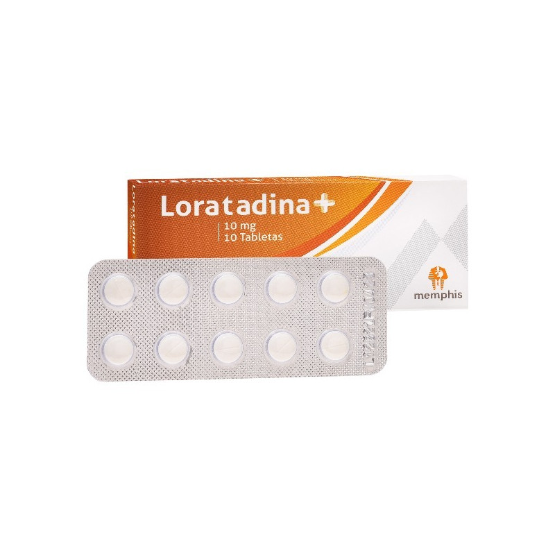 LORATADINA 10 MG 10 TABLETAS MEMPHIS