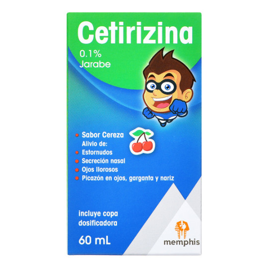CETIRIZINA JARABE 60 ML MEMPHIS