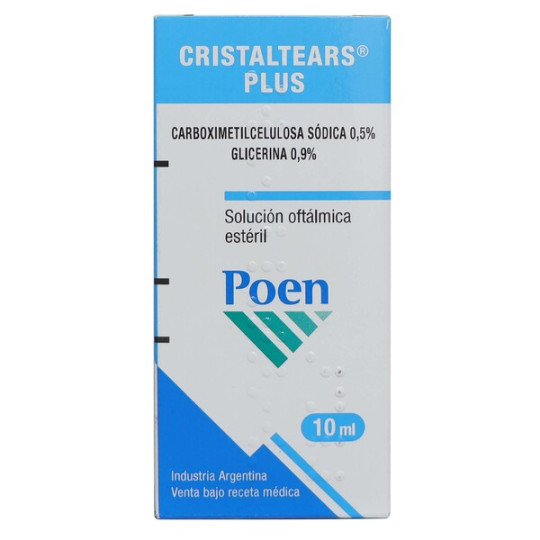 CRISTALTEARS PLUS SOLUCION OFTALMICA 10 ML