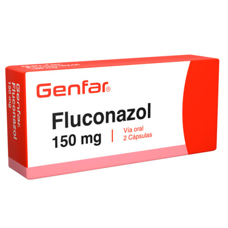 FLUCONAZOL 150 MG 2 CAPSULAS GENFAR