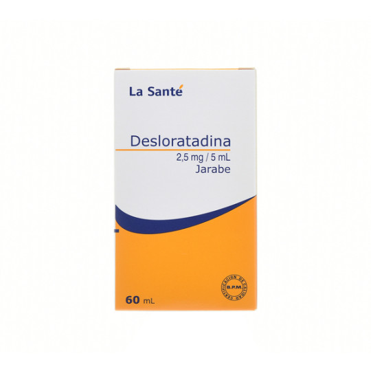 DESLORATADINA JARABE 2.5 MG 60 ML LA SANTE