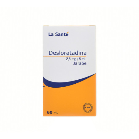 DESLORATADINA JARABE 2.5 MG 60 ML LA SANTE