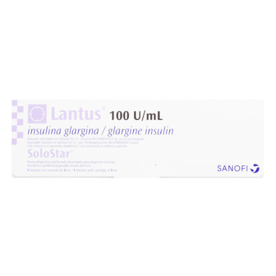 LANTUS SOLOSTAR 100UI 3 ML 1 CARTUCHO