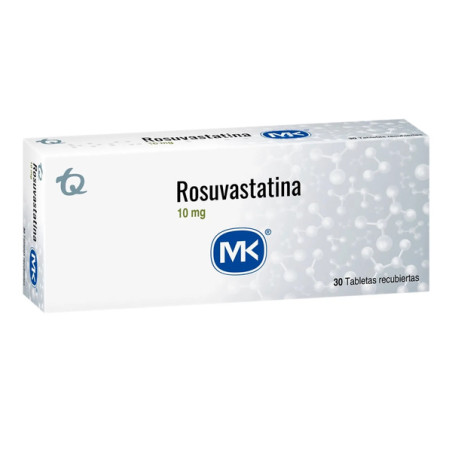 ROSUVASTATINA 10MG 30 TABLETAS MK