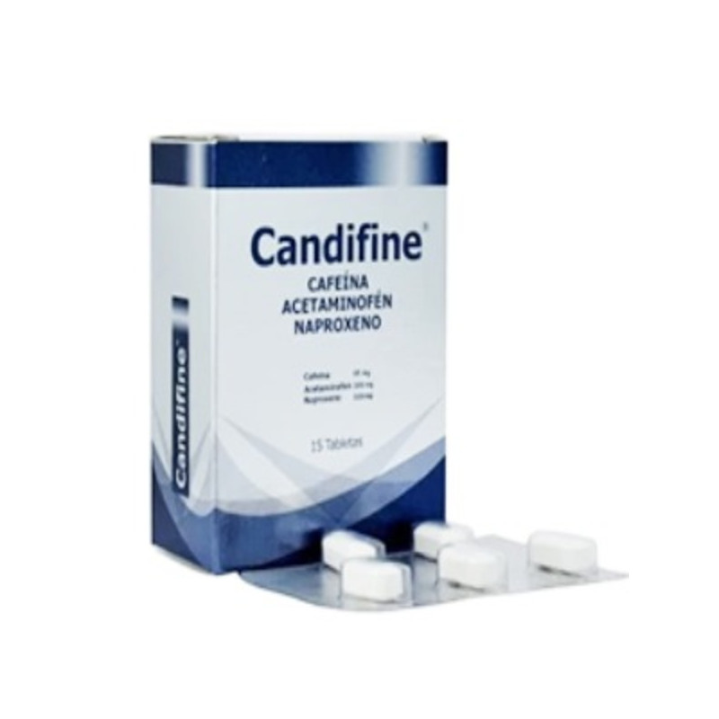 CANDIFINE 65/250/220MG 15 TABLETAS