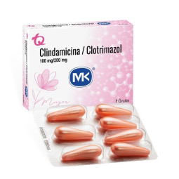 CLINDAMICINA CLOTRIMAZOL 100/200MG 7 OVULOS MK