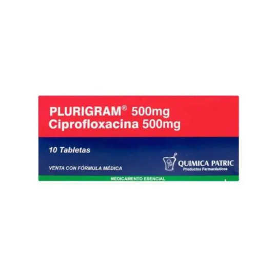 PLURIGRAM 500 MG 10 TABLETAS