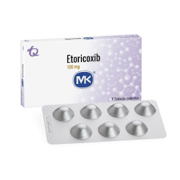 ETORICOXIB 120 MG 7 TABLETAS RECUBIERTAS MK
