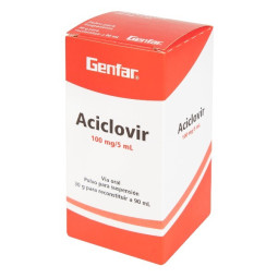 ACICLOVIR SUSPENSION 100 MG 90 ML GENFAR