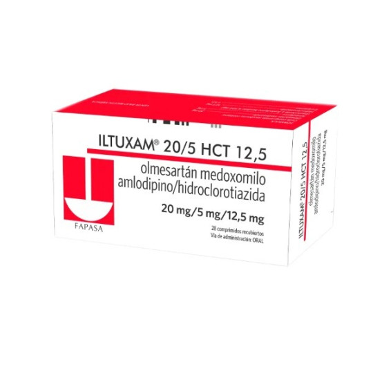 ILTUXAM HCT 20/5 12.5MG 28 TABLETAS
