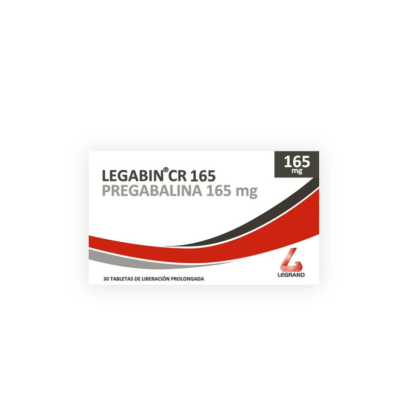 LEGABIN CR 165 MG 30 TABLETAS