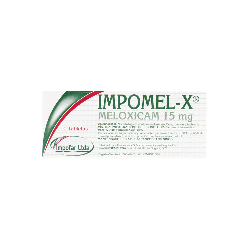 IMPOMEL-X (MELOXICAM) 15 MG 10 TBS