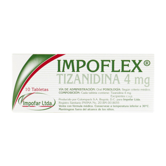 IMPOFLEX 4 MG 10 TABLETAS