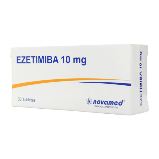 EZETIMIBA 10 MG 30 TABLETAS NOVAMED