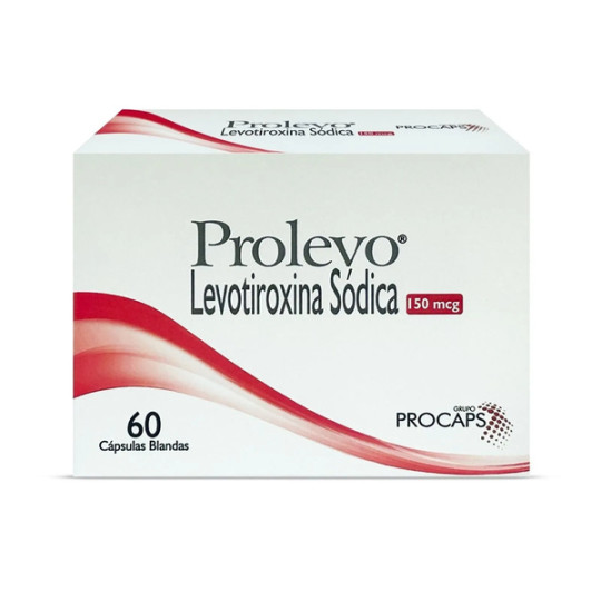 PROLEVO 150 MCG 60 CAPSULAS BLANDAS