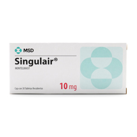 SINGULAIR 10 MG 30 TABLETAS