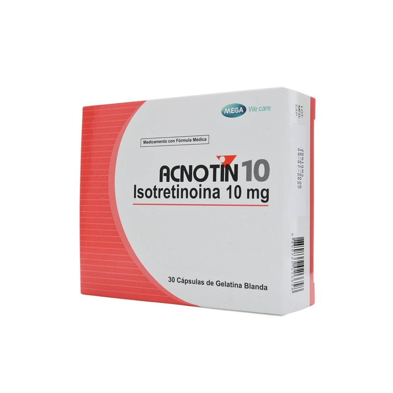 ACNOTIN 10 MG 30 CAPSULAS DE GELATINA BLANDA