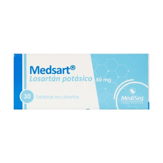 MEDSART 50 MG 30 TABLETAS RECUBIERTAS