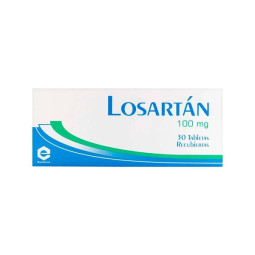 LOSARTAN 100 MG 30 TABLETAS EXPOFARMA