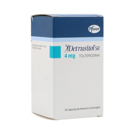 DETRUSITOL SR 4 MG 30 CAPSULAS