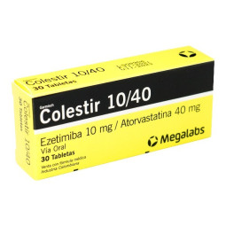 COLESTIR 10/40MG 30 TABLETAS