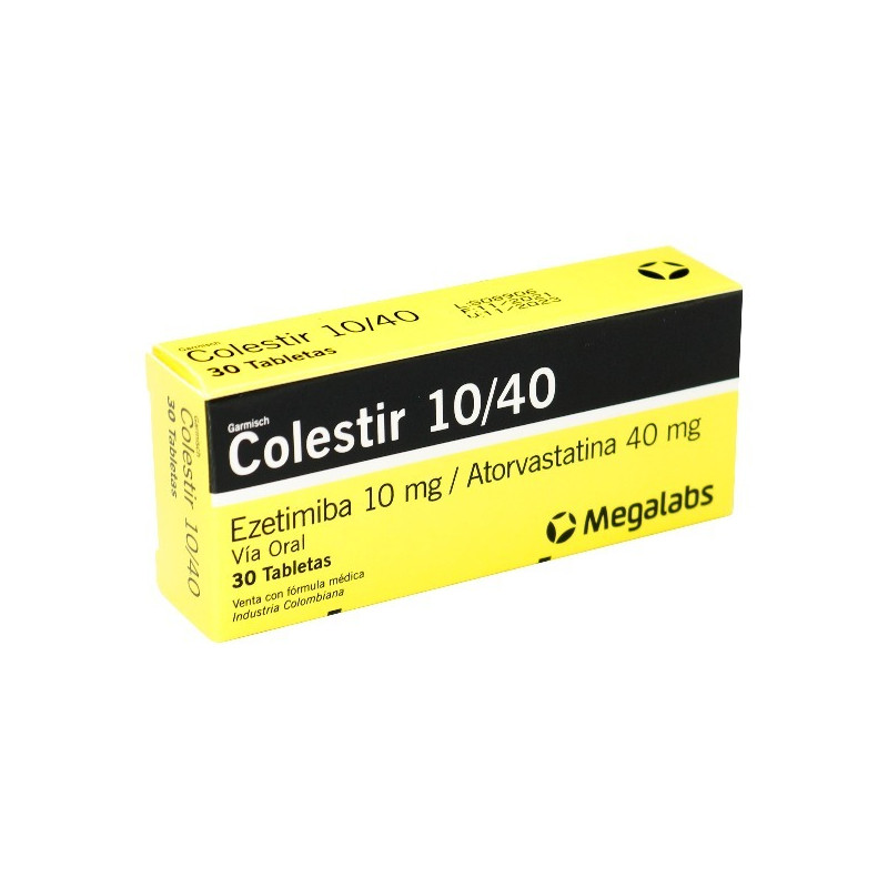COLESTIR 10/40MG 30 TABLETAS