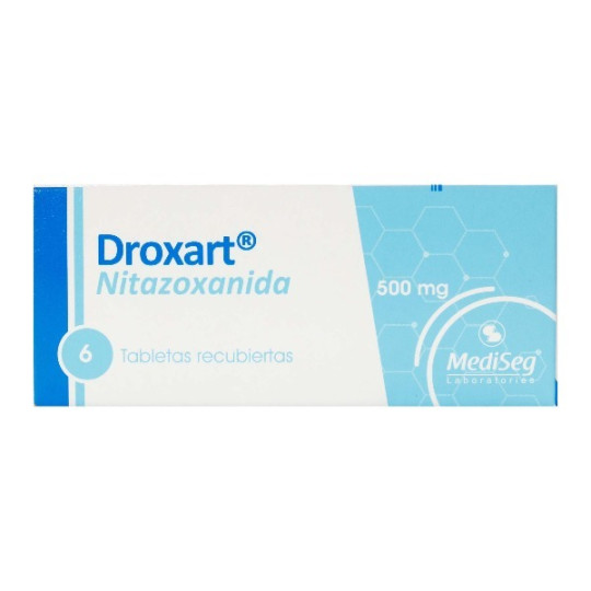 DROXART 500 MG 6 TABLETAS RECUBIERTAS