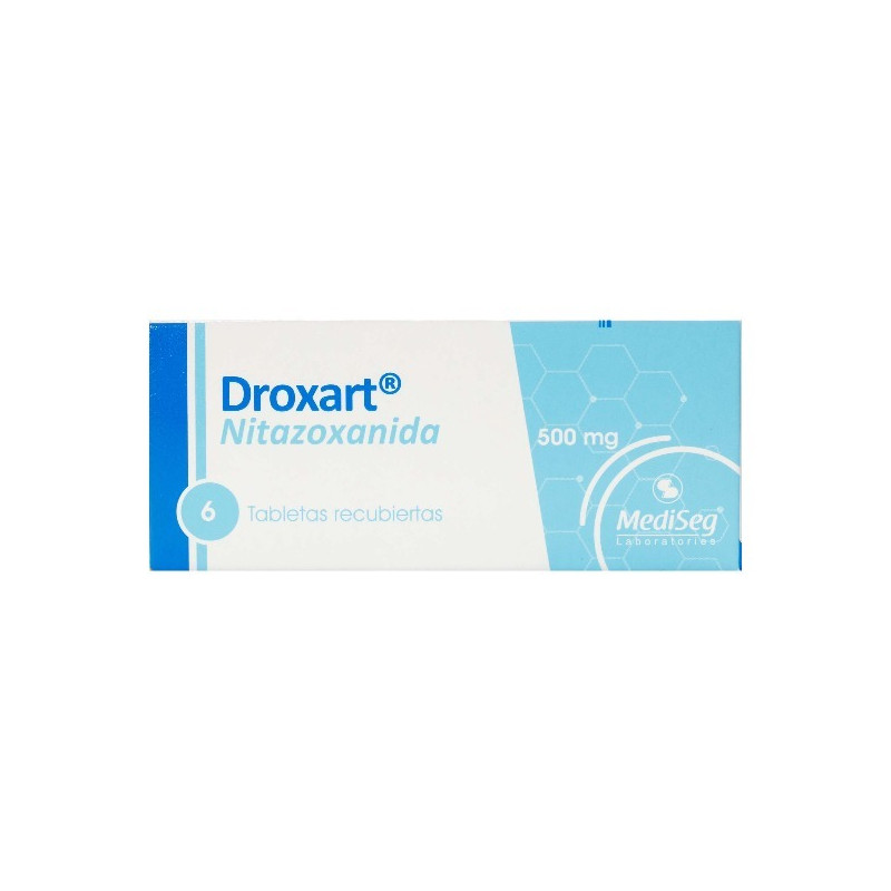 DROXART 500 MG 6 TABLETAS RECUBIERTAS
