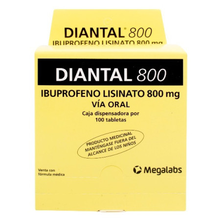DIANTAL 800 MG 100 TABLETAS
