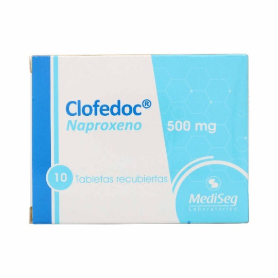CLOFEDOC  500 MG 10 TABLETAS ICOMFARMA
