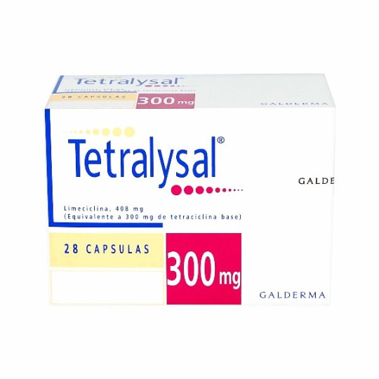 TETRALYSAL 300 MG 28 CAPSULAS                     