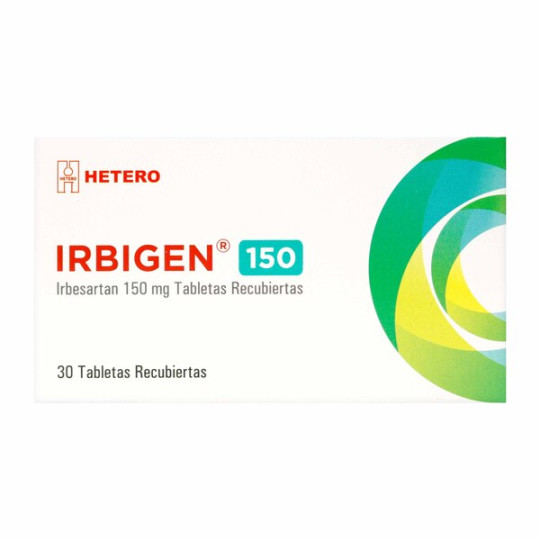 IRBIGEN 150 MG 30 TABLETAS RECUBIERTAS