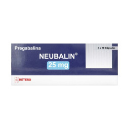 NEUBALIN 25 MG 30 CAPSULAS