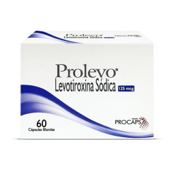 PROLEVO 125 MCG 60 CAPSULAS BLANDAS