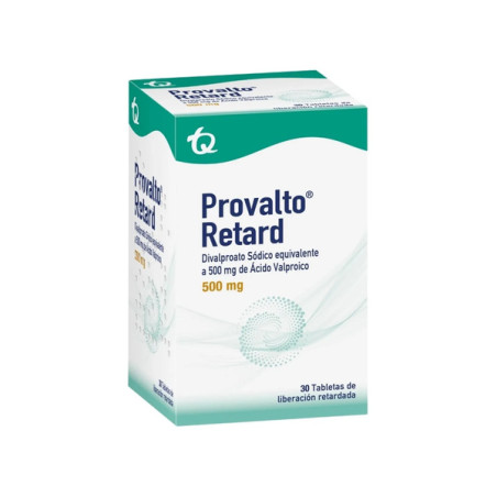 PROVALTO RETARD 500 MG 30 TABLETAS DE LIBERACION RETARDADA