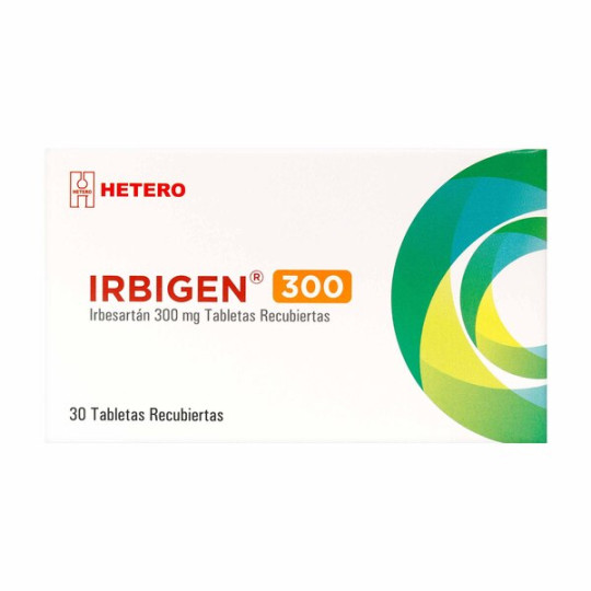 IRBIGEN 300 MG 30 TABLETAS RECUBIERTAS