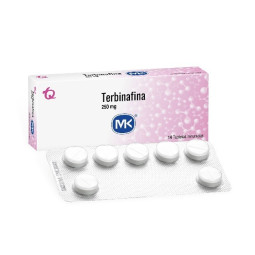 TERBINAFINA 250 MG 14 TABLETAS RANURADAS MK