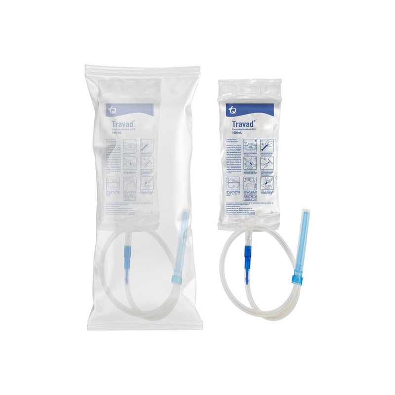 TRAVAD ENEMA RECTAL 2.5% 1000 ML