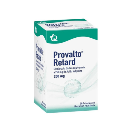 PROVALTO RETARD 250 MG 30 TABLETAS LIBERACION RETARDADA