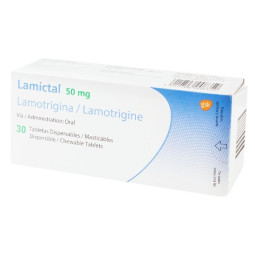 LAMICTAL 50 MG 30 TABLETAS DISPERSABLES